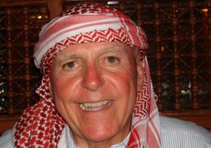 Crider in Jordan on a Remote
